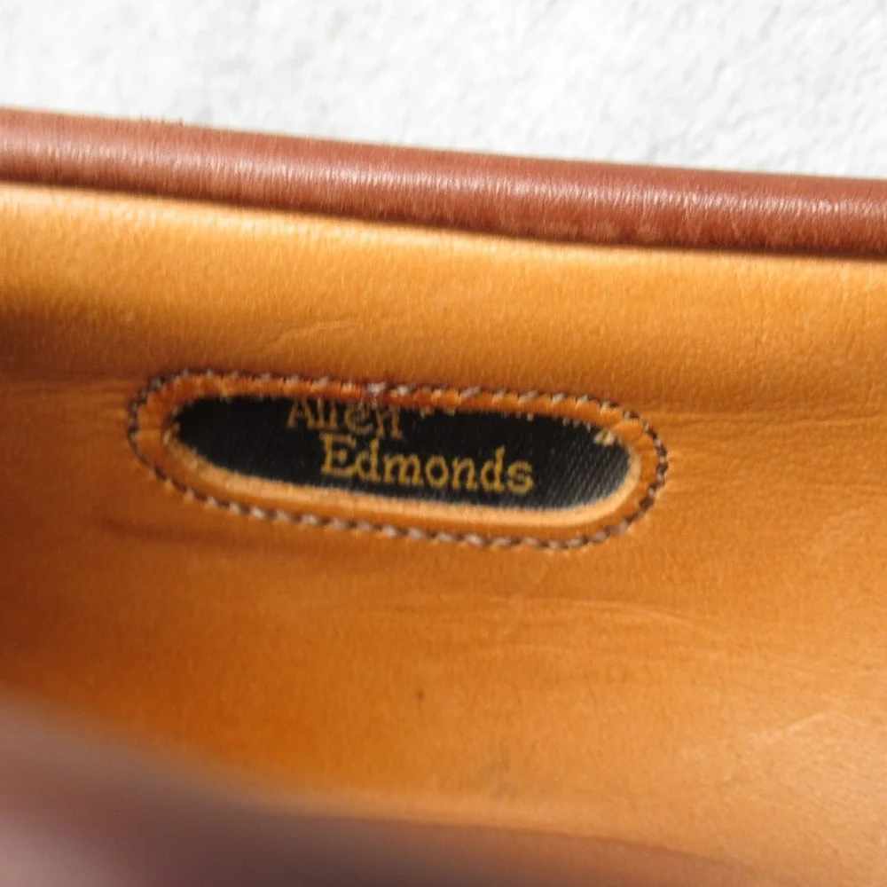 Allen Edmonds Randolph‎ Dress Shoes Mens 10 Brown Leather Penny Loafers USA Made